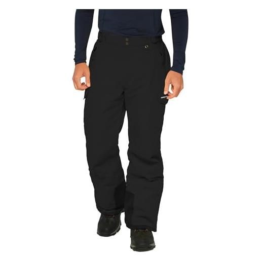 Arctix snow sports cargo pants, pantaloni da neve uomo, bambù giallo, large (36-38w 36l)