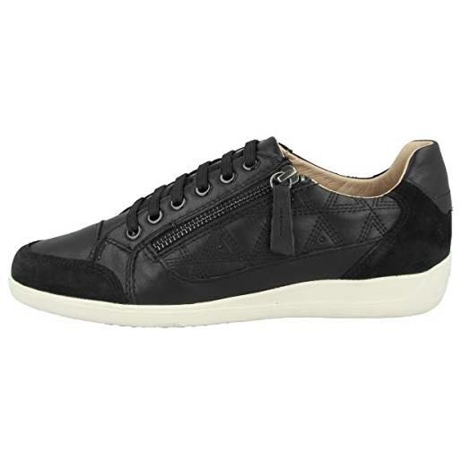Geox d myria, sneakers donna, nero black c9999, 35 eu