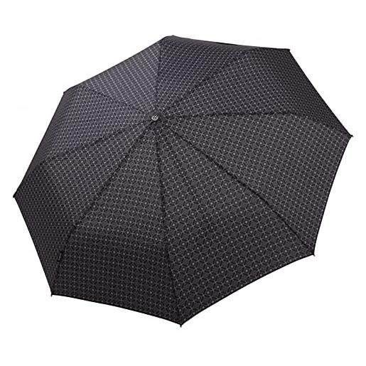 BUGATTI ombrello tascabile gran turismo carbon - sportivo high tech - accensione automatica - per una migliore protezione - nero