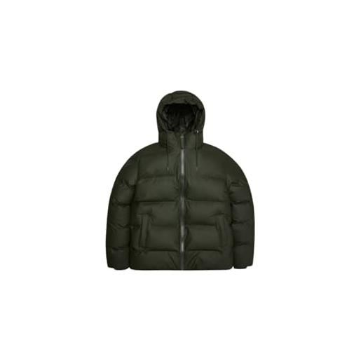 RAINS alta puffer jacket - giacca invernale impermeabile e antivento da uomo e donna, nero, medium
