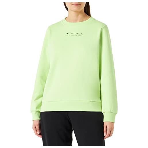 4F h4z22-bld020 sweatshirt, canary green, xl donna