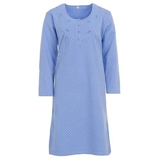Zeitlos Camicia da notte da donna, termica, a maniche lunghe, con