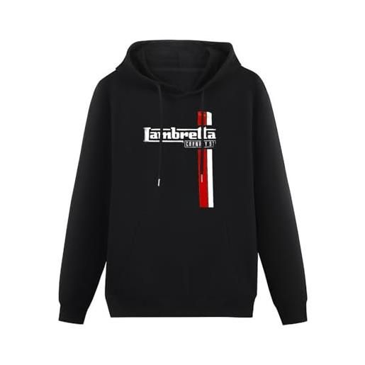 BSapp lambretta vespa mens funny unisex sweatshirts graphic print hooded black sweater xxl