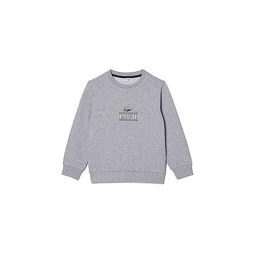 Lacoste-children sweatshirt-sj5261-00, grigio chine, 8 ans