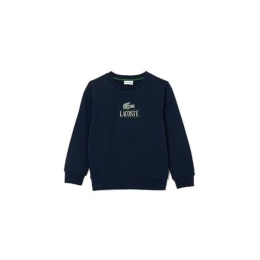 Lacoste-children sweatshirt-sj5261-00, grigio chine, 8 ans