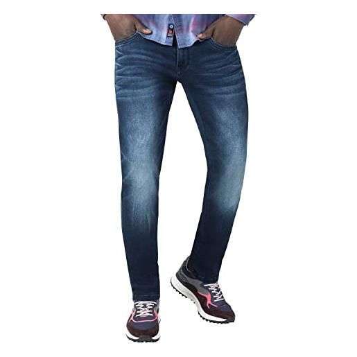 Timezone slim scotttz jeans, urban blue wash, 29/32 uomo