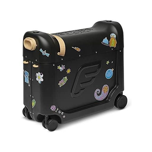 Stokke jet. Kids bed. Box, lunar eclipse - valigia cavalcabile utilizzabile come lettino - aiuta il bambino a rilassarsi e a dormire in viaggio - approvata da molte linee aeree - ideale dai 3 ai 7 anni