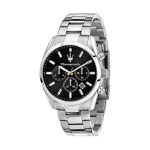 Maserati attrazione orologio uomo, multifunzione, analogico - r8853151010