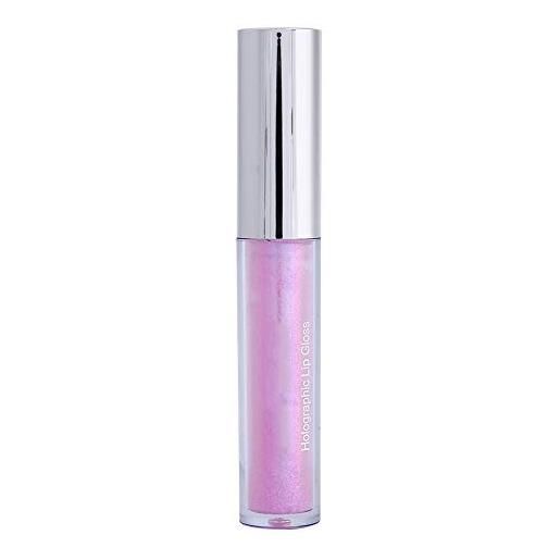 Uxsiya 6 colors glitter lip gloss long lasting mermaid lip gloss glitter liquid lipstick for party makeup(3#)