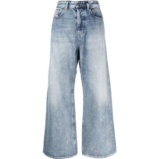 Diesel jeans a gamba ampia - blu