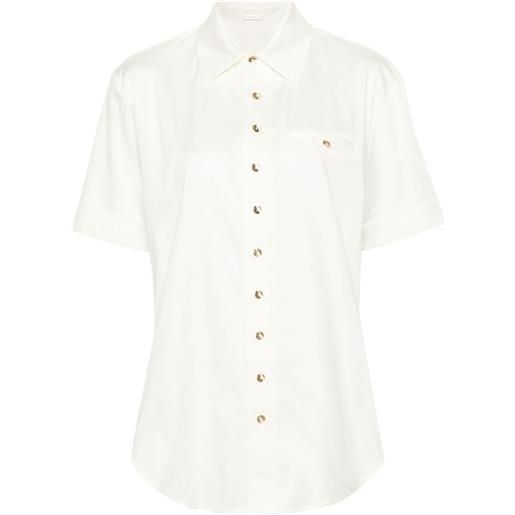 Cult Gaia camicia rayn a maniche corte - bianco