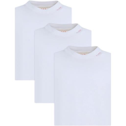 Marni t-shirt con ricamo - bianco