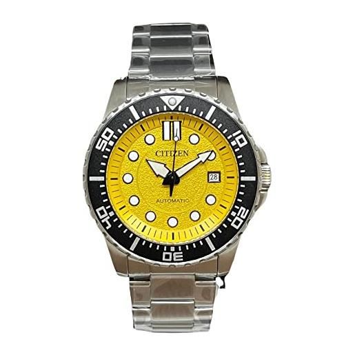 Citizen orologio automatico degli uomini dell'acciaio inossidabile (nj0170-83z), bracciale