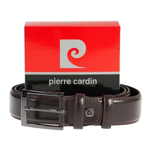 Pierre Cardin cintura in pelle, cintura in pelle da uomo, donna, ragazzo, scamosciata da uomo, vera pelle, accorciabile, regalo