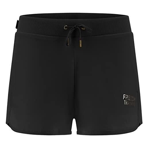 FREDDY - shorts elasticizzati con tasche interne e fondo stondato, donna, nero, extra small