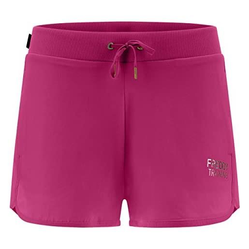 FREDDY - shorts elasticizzati con tasche interne e fondo stondato, donna, nero, extra small