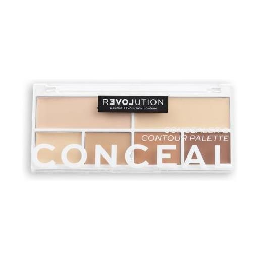 Revolution Relove conceal me concealer & contour palette palette di correttori 11.2 g tonalità light