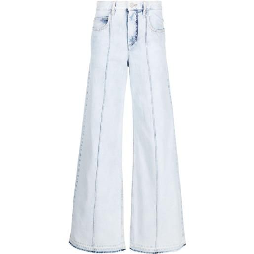 ISABEL MARANT jeans svasati noldy a vita alta - blu