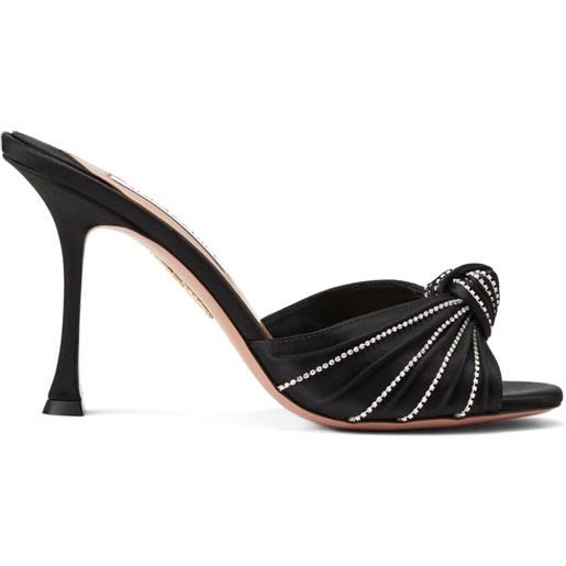 Aquazzura mules atelier 95mm - nero