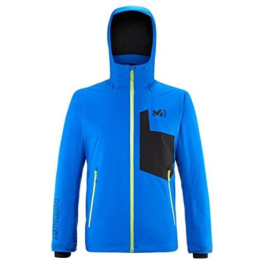 Millet - stratton jkt m - giacca da sci da uomo - membrana dryedge impermeabile e traspirante - sci - blu/nero