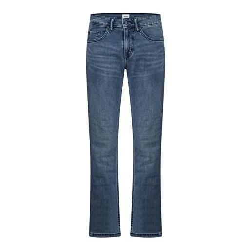 Mustang jeans da donna sissy straight fit jeans denim stretch pantaloni basic cotone blu nero w25 w26 w27 w28 w29 w30 w31 w32 w33 w34, medio scuro (1013978-5000-782), 31w x 34l