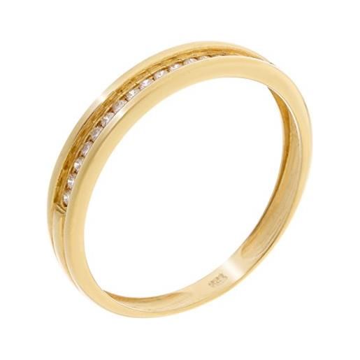 Orphelia finering - anello, con diamante, oro giallo, misura 53 (16.9)