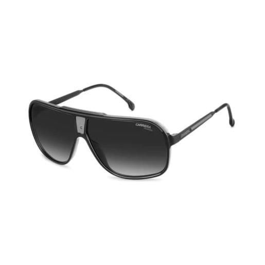 Carrera occhiali da sole grand prix 3 black/grey shaded 64/9/135 uomo