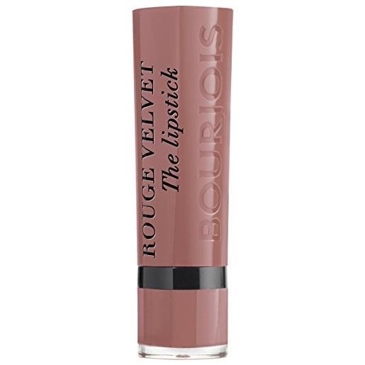Bourjois - rouge velvet the lipstick - rossetto opaco a lunga tenuta in stick - 013 nohalicious - 2.4 g