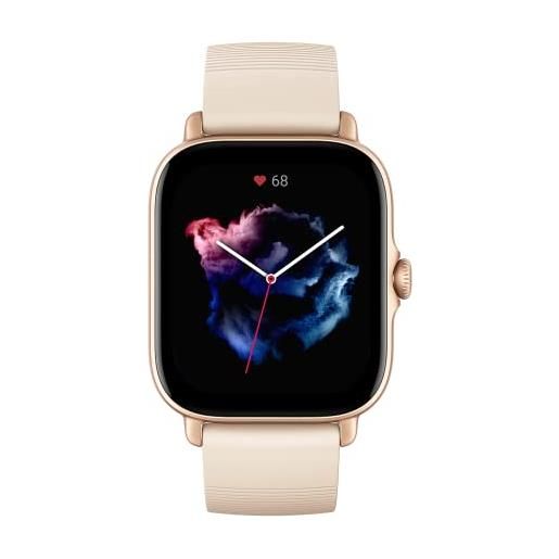 Amazfit gts 3 smartwatch orologio intelligente fitness con bluetooth, 150 modalità di allenamento con gps, amoled da 1.75", 5 atm impermeabile, durata batteria di 12 giorni, alexa integrato, spo2