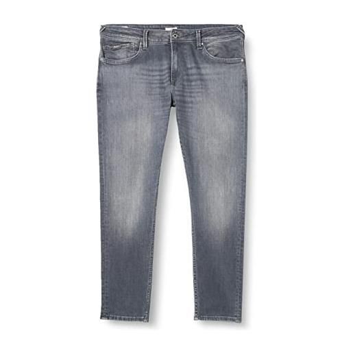 Pepe Jeans finsbury jeans, grigio (denim-ue8), 36w / 32l uomo