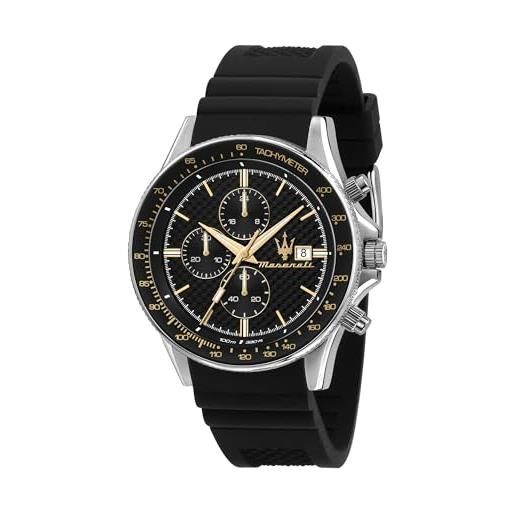 Maserati orologio uomo sfida limited edition, cronografo, analogico, r8871640005