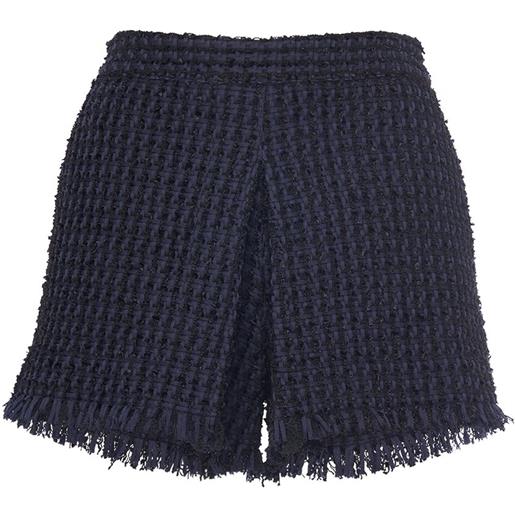 DSQUARED2 shorts vita alta in tweed bouclé