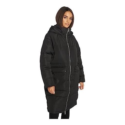 Only puffer coat long oversized coat black l black l