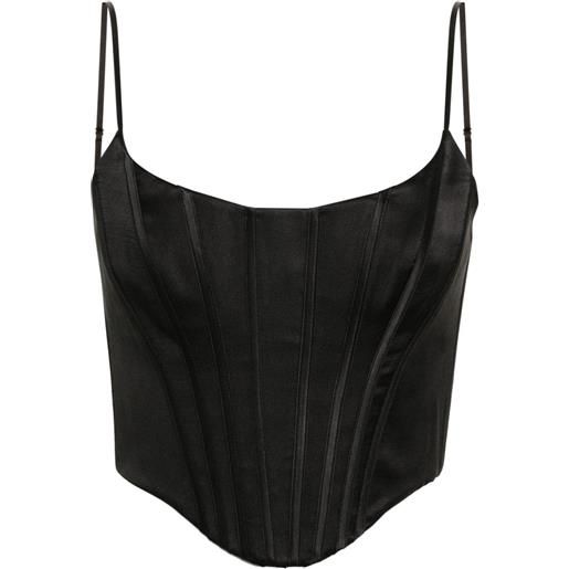 ZIMMERMANN corsetto crop - nero