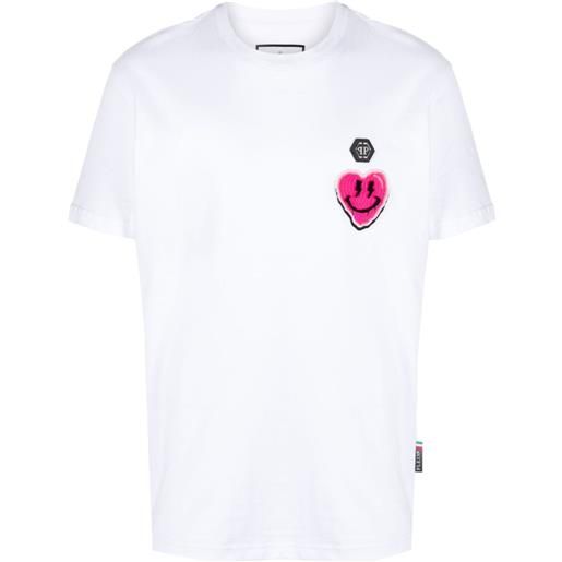 Philipp Plein t-shirt con stampa grafica - bianco