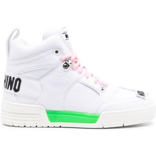 Moschino sneakers alte kevin - bianco