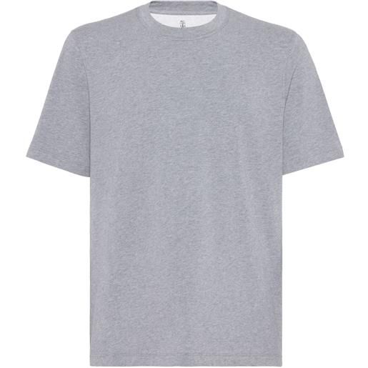 Brunello Cucinelli t-shirt mélange - grigio