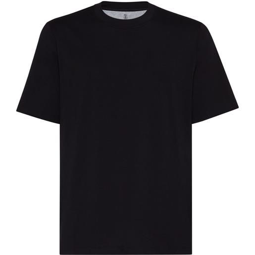 Brunello Cucinelli t-shirt girocollo - nero