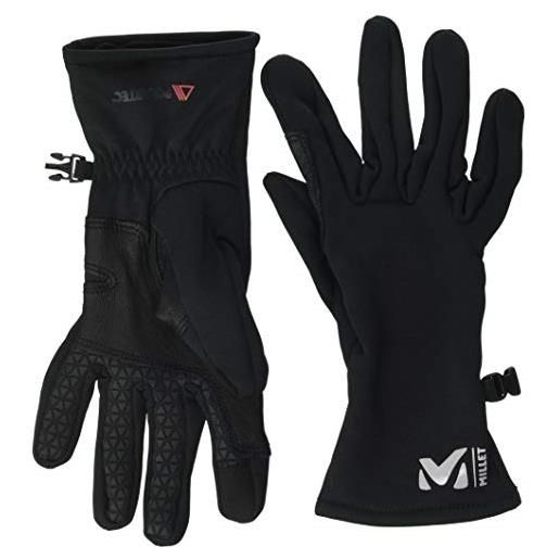 Millet - warm stretch glove - sottoguanti in pile - compatibili touchscreen - hiking, alpinismo, trekking - nero