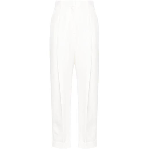 Alexander McQueen pantaloni slim - bianco
