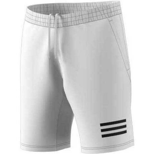 Adidas Badminton club 3 stripes shorts bianco l uomo