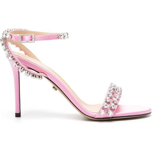 MACH & MACH sandali con cristalli 100mm - rosa