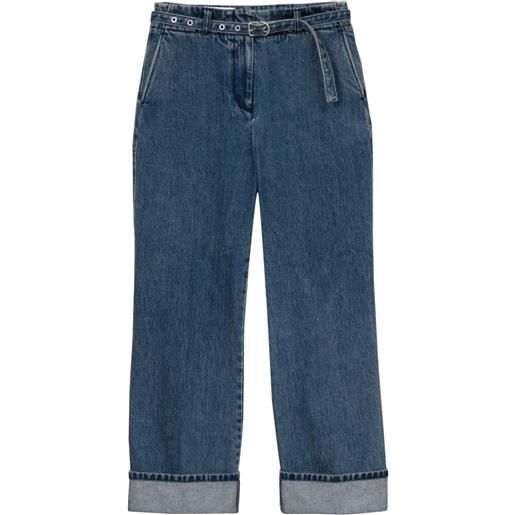 3.1 Phillip Lim jeans svasati con cintura - blu