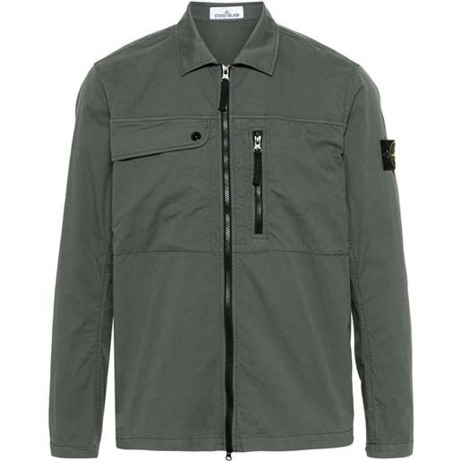 Stone Island giacca-camicia - verde
