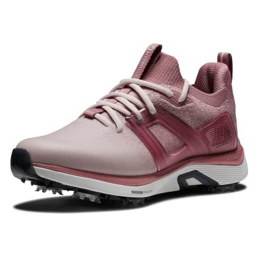 FootJoy iperflex, scarpa da golf donna, bianco viola grigio, 41 eu