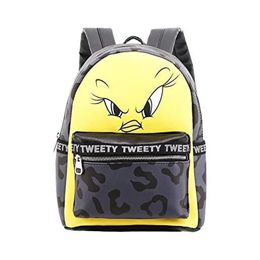 Looney Tunes tweety (titti) trouble-zaino fashion, giallo, 24 x 32 cm, capacità 10 l