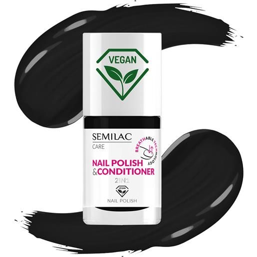 SEMILAC breathable technology nail polish & conditioner 2in1 7ml smalto 038