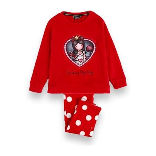 Gorjuss pigiama bambina invernale 100% coral fleece art. 56618-0 (8 anni)