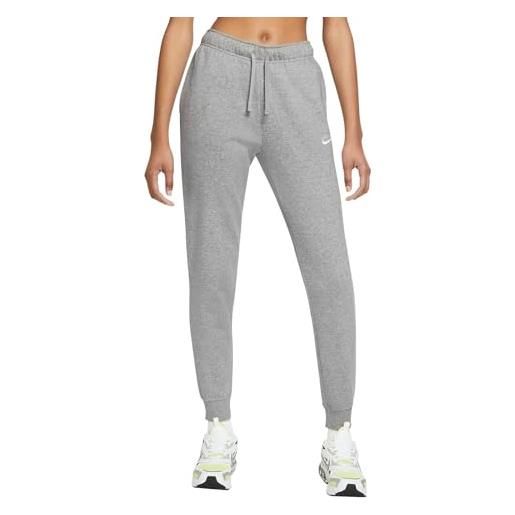 Nike donna pantaloni, dk grey heather/white, l