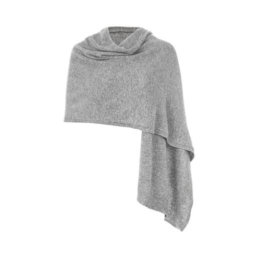 Embouro 100% cashmere pashmina scialle per le donne, sciarpa a maglia in puro cashmere sciarpa per l'inverno (lavanda)